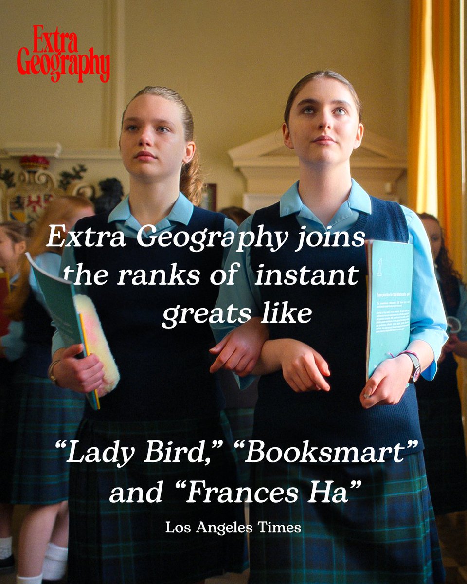VertigoRel's tweet photo. Still scoring straight As. 
Extra Geography is in cinemas now. https://t.co/PxrRZ61Xq2
