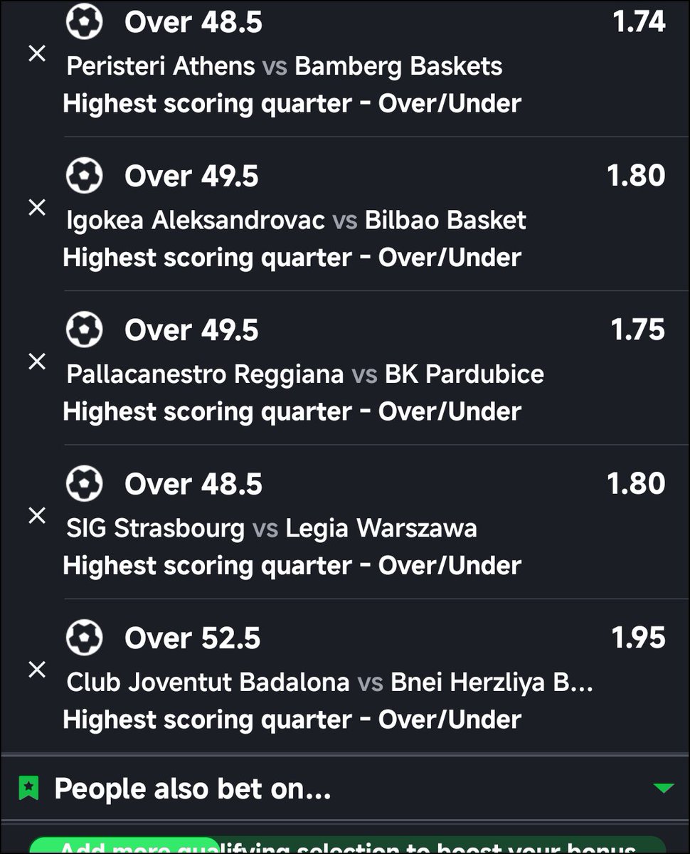OdenwaBTC's tweet photo. Highest scoring quarter 🏀 
17k Odds 👉 P4WDX7 https://t.co/FUPcoNhEQo