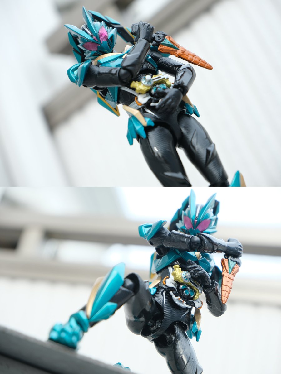 gnc_central's tweet photo. TAF 仮面ライダーダット 改修

耳パーツ可動化と複眼クリアパーツ化した後、全身をフルリペイントしました

元々のクオリティが高いからメタリックにすると化けるね！

(1/2) https://t.co/yd3nzEIaCK