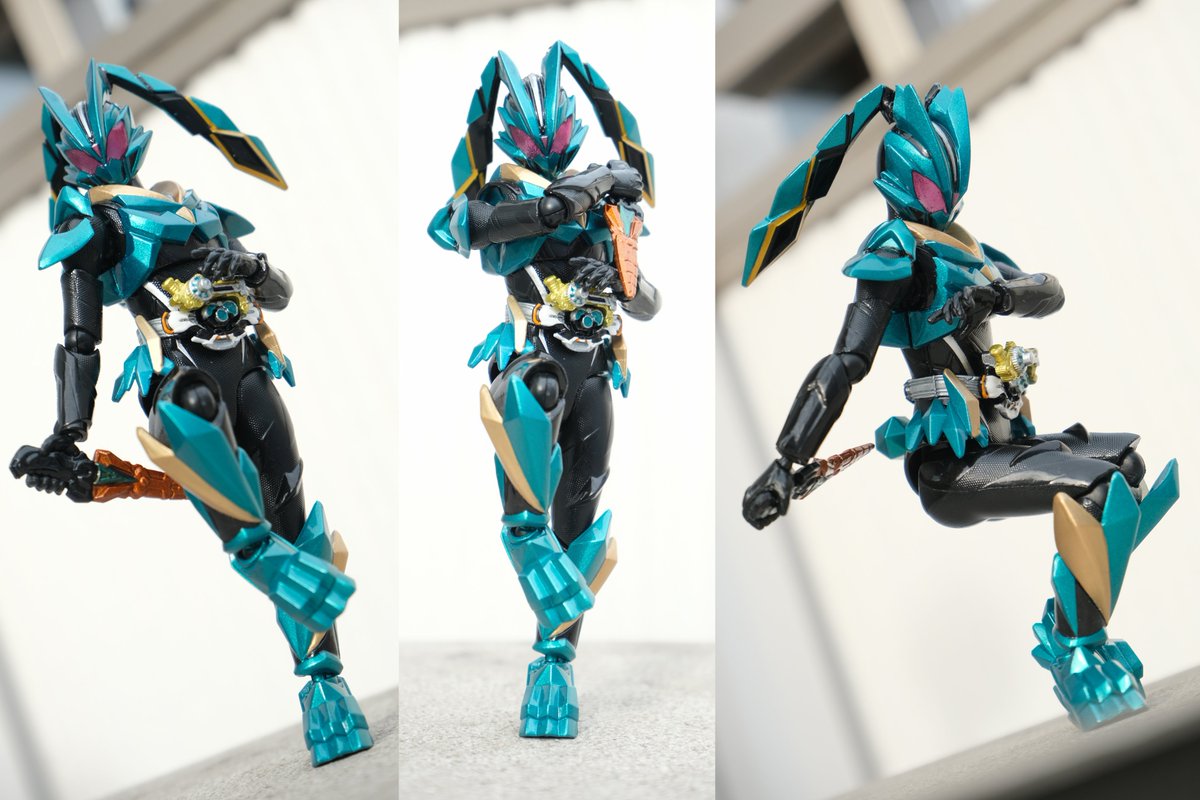 gnc_central's tweet photo. TAF 仮面ライダーダット 改修

耳パーツ可動化と複眼クリアパーツ化した後、全身をフルリペイントしました

元々のクオリティが高いからメタリックにすると化けるね！

(1/2) https://t.co/yd3nzEIaCK