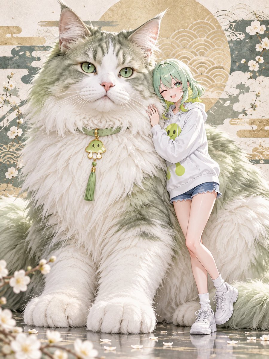 minahuzuki's tweet photo. #うちの子巨大猫

lsekaiさんプロンプトお借りしました
大きいもふもふ猫と聞いたらやるしかない! https://t.co/YgRaExso5M