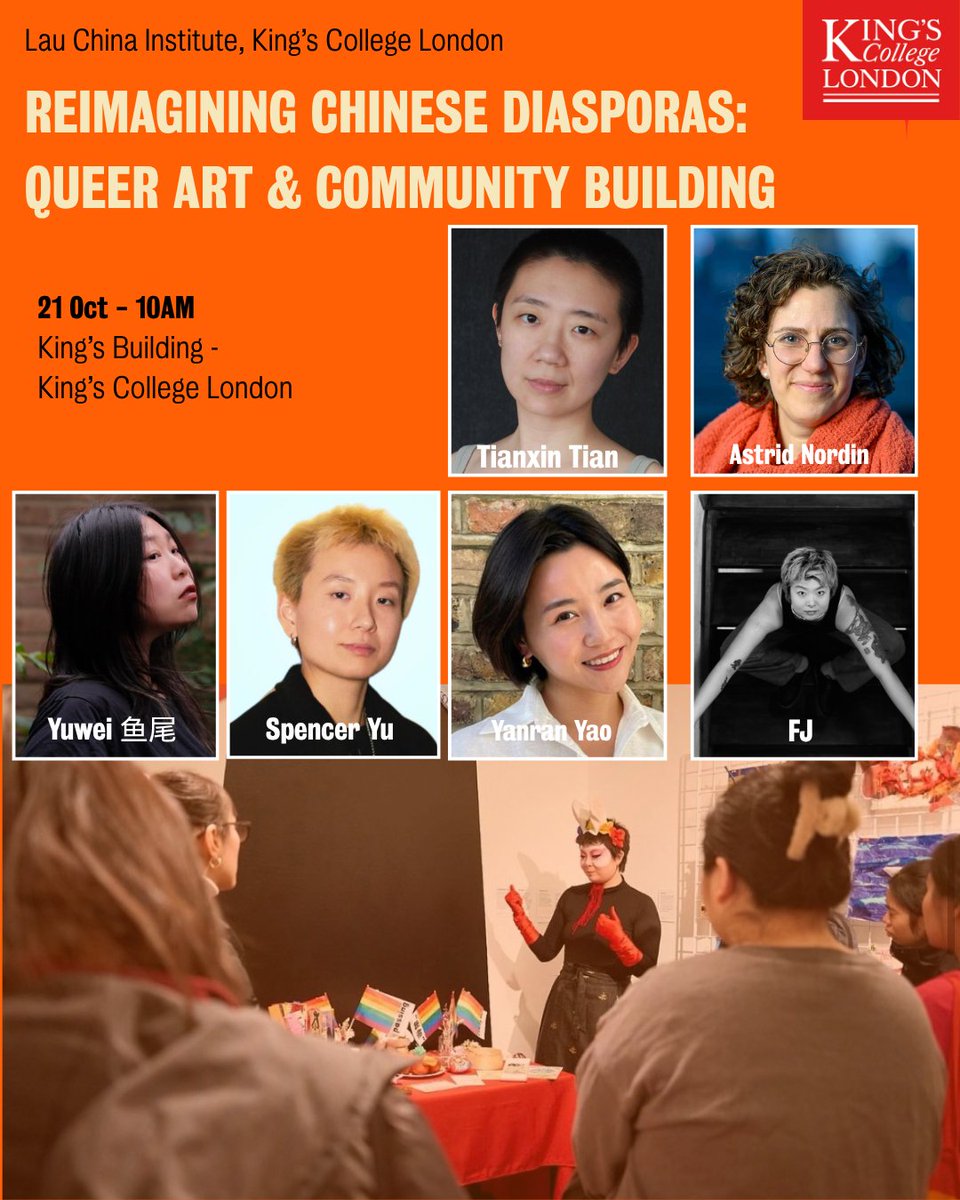 lauchinainst's tweet photo. 🌈 Coming up at #ChinaWeek2026. Don't miss our event with Chinese diasporic artists as they explore the pressures around identity & belonging for #queer, #feminist & #LGBTQ+ communities—and how art can help imagine freer, more inclusive futures.
Sign up:
https://t.co/6w6kMzN9wT https://t.co/VnKWT6ZBox