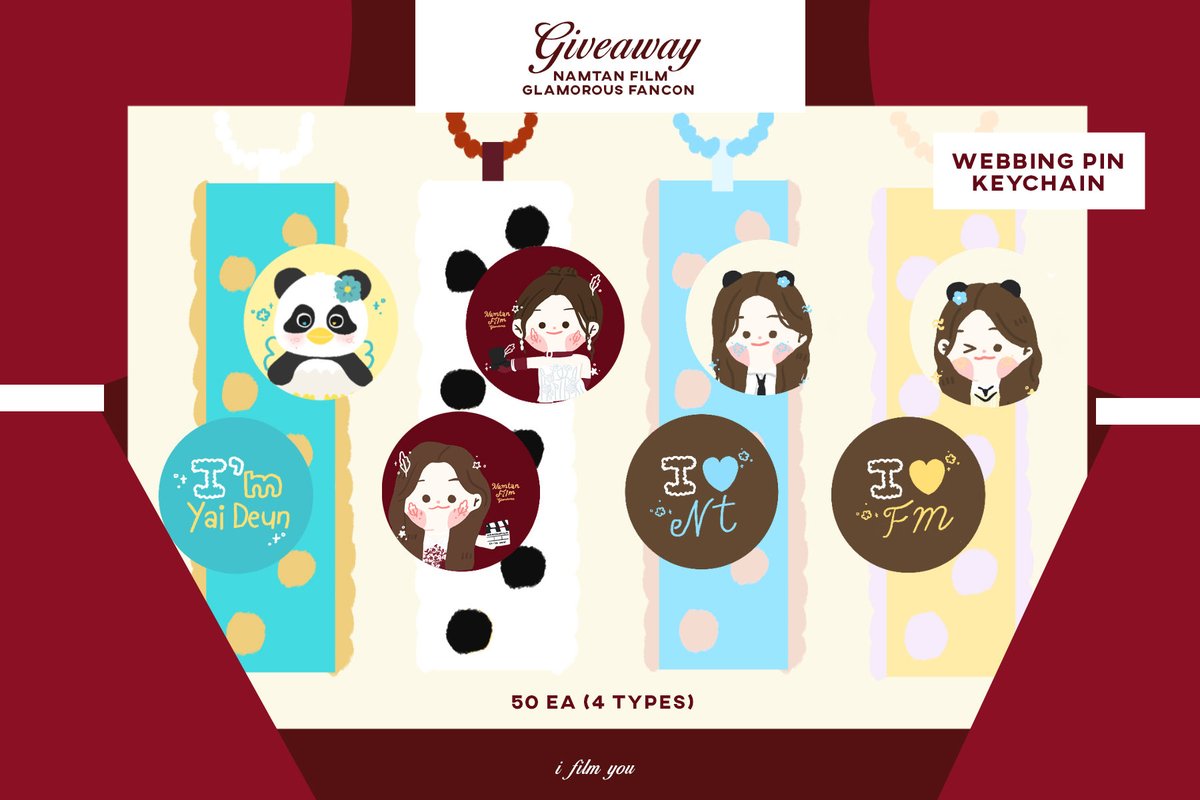 nbyule's tweet photo. pls kindly rt 🎬
giveaway #NamtanFilmFancon 

1 person / 1 piece 

💌 dm for exchange / make friend ได้คับ 

🗓️ : 14th November 
⏰ : tba
📍 : Union hall, Union Mall 

#Namtanfilm #น้ำตาลฟิล์ม https://t.co/MLV2HbhICr