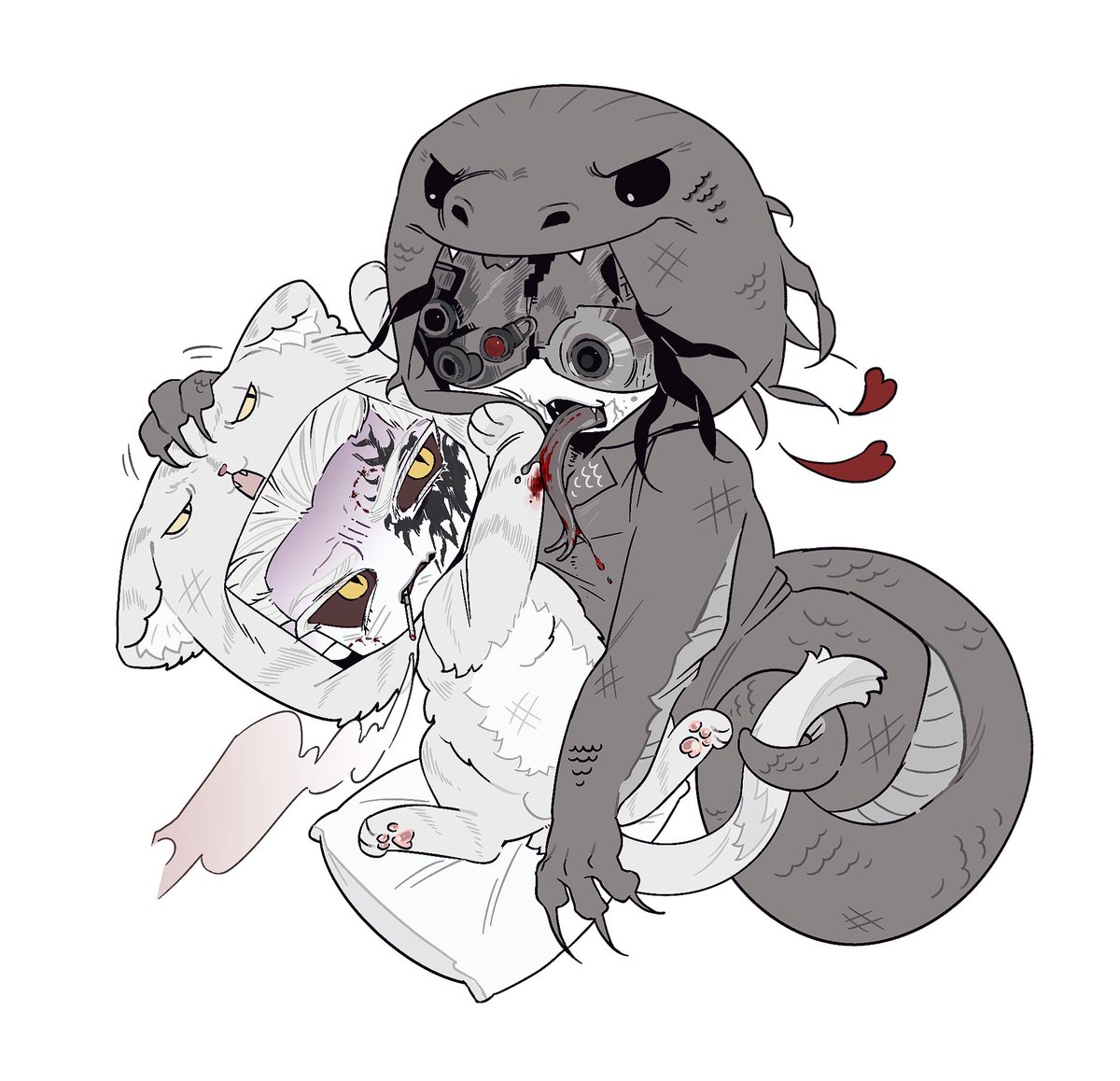 WuHenrain's tweet photo. Bite you.
#zedeon https://t.co/gru8l3OkO2