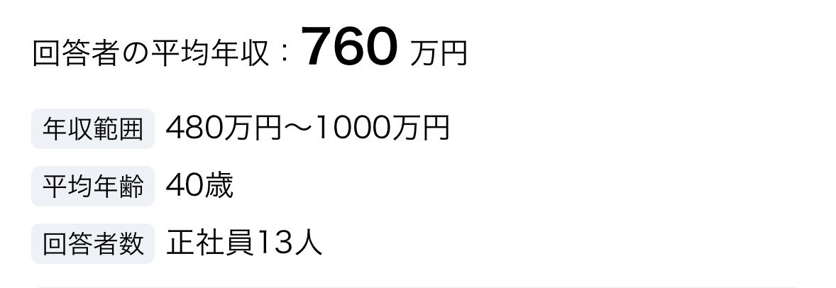 IT_coc_dragons's tweet photo. @starpromark 平均年収たか！ https://t.co/8qKn3e7AHu