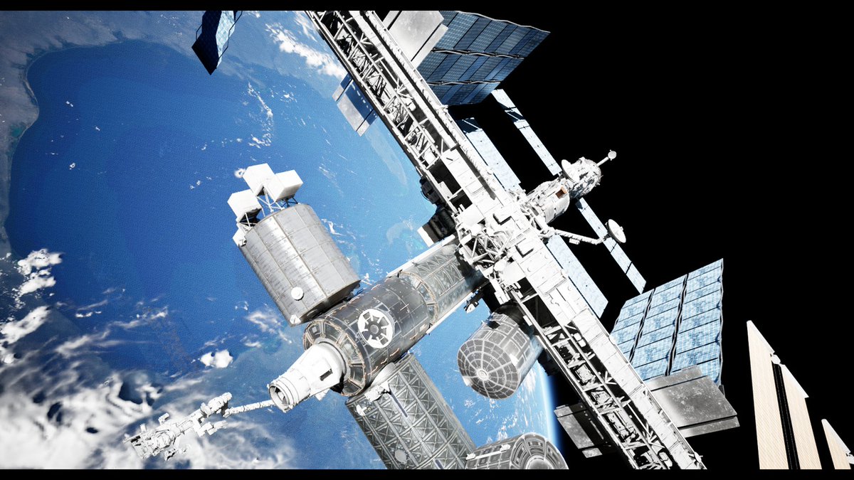 studiolabdev's tweet photo. International space station $39.99.  Perfect for simulations, film and video games.  Available for purchase here:     
https://t.co/yM6VTs6nii

https://t.co/ksHuKjT87l

https://t.co/px6XlkaDcq

#UE5 #Unreal #Blender #Gamedev #Videogame #unity #cgtrader https://t.co/74vf1nSBGk