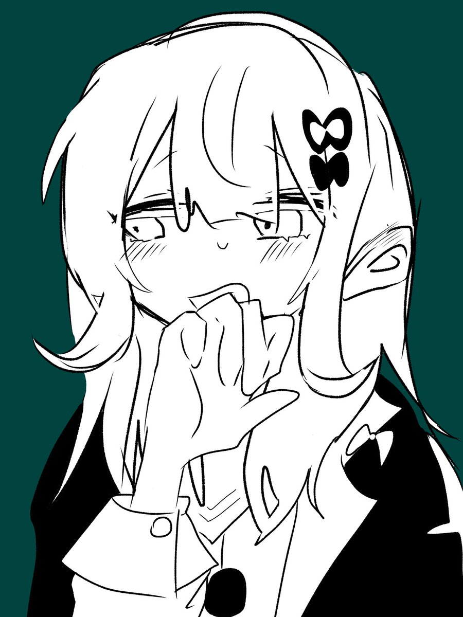 huwahuwasan391's tweet photo. 照れ照れシェリーさん(髪下ろし) https://t.co/kEWiVkb6DR