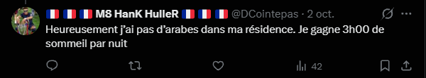 PommeSmoke's tweet photo. "les mechants kc ils instaurent un climat de haine sur les réseaux" https://t.co/yrmwqInV0D