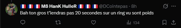 PommeSmoke's tweet photo. "les mechants kc ils instaurent un climat de haine sur les réseaux" https://t.co/yrmwqInV0D