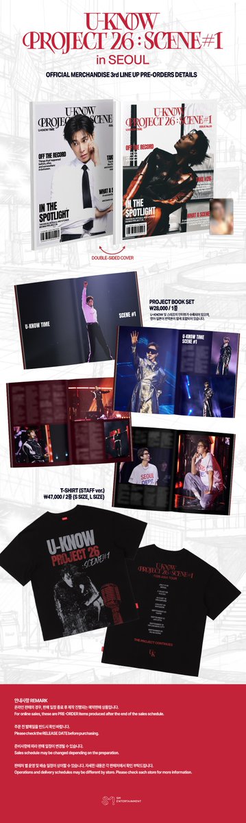 TVXQ's tweet photo. U-KNOW PROJECT 26 : SCENE#1 in SEOUL
OFFICIAL MERCHANDISE 3rd LINE-UP PRE-ORDERS DETAILS
 
▶ Sales Dates
Online Pre-Orders:
2026. 10. 07 (WED) 15:00 ~ 10. 11 (SUN) 23:59 [KST]

▶ Online Store
https://t.co/kiyNLcunzZ

#UKNOW #유노윤호
#TVXQ! #동방신기 #東方神起
#UKNOW_PROJECT26
#UKNOW_CONCERT_TOUR