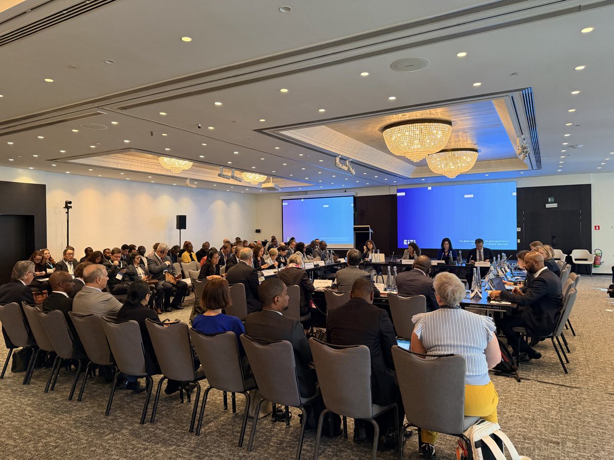 EITIorg's tweet photo. The 2023–2026 EITI Board gathers in #Brussels 🇧🇪 today for its final meeting, reflecting on progress made and looking ahead to the opportunities and challenges shaping the future of natural resource transparency and governance.  #EITI2026 https://t.co/xH8T7LzinG