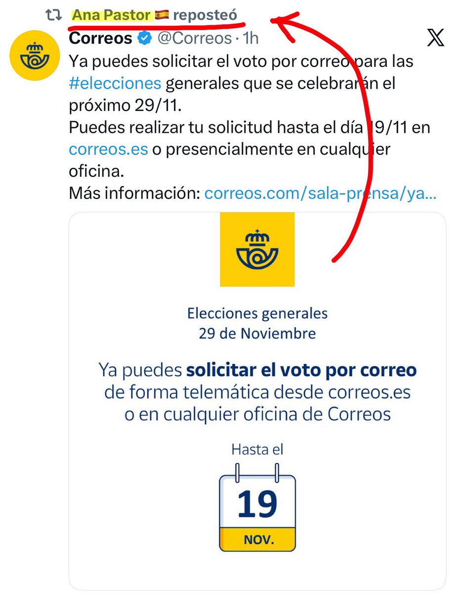 Sr_Donze's tweet photo. ¿Por qué tanto interés de Ana Pastor en que votemos por correo? https://t.co/Mjsc8LoHgp