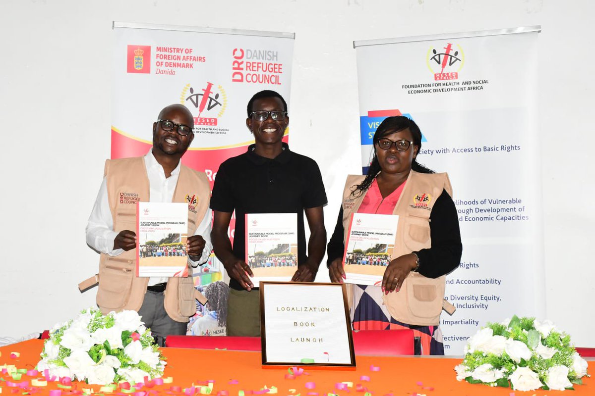 DFHRC's tweet photo. Localization is the future of development. 

Last month, @DFHRC joined the launch of @hesedafrica 's SMP Journey Book on Localization (2022-2026), represented by @sirodhiambo2 .

Communities hold the solutions. Partnerships multiply impact.
#SMPJourney #Localization https://t.co/KXiONVUuEH