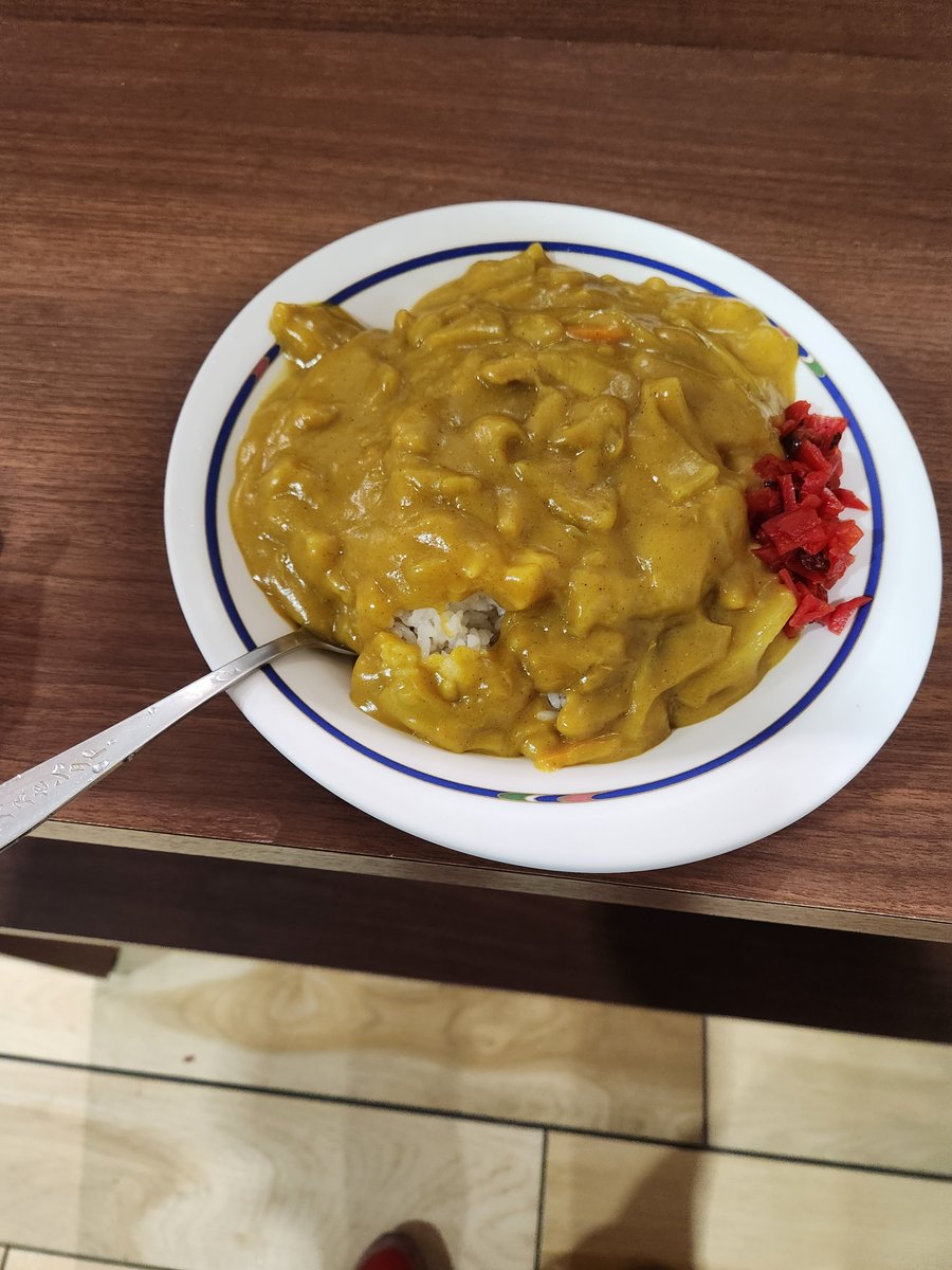 m8b6n's tweet photo. 初バスセンターカレー https://t.co/VDa30u4Hic
