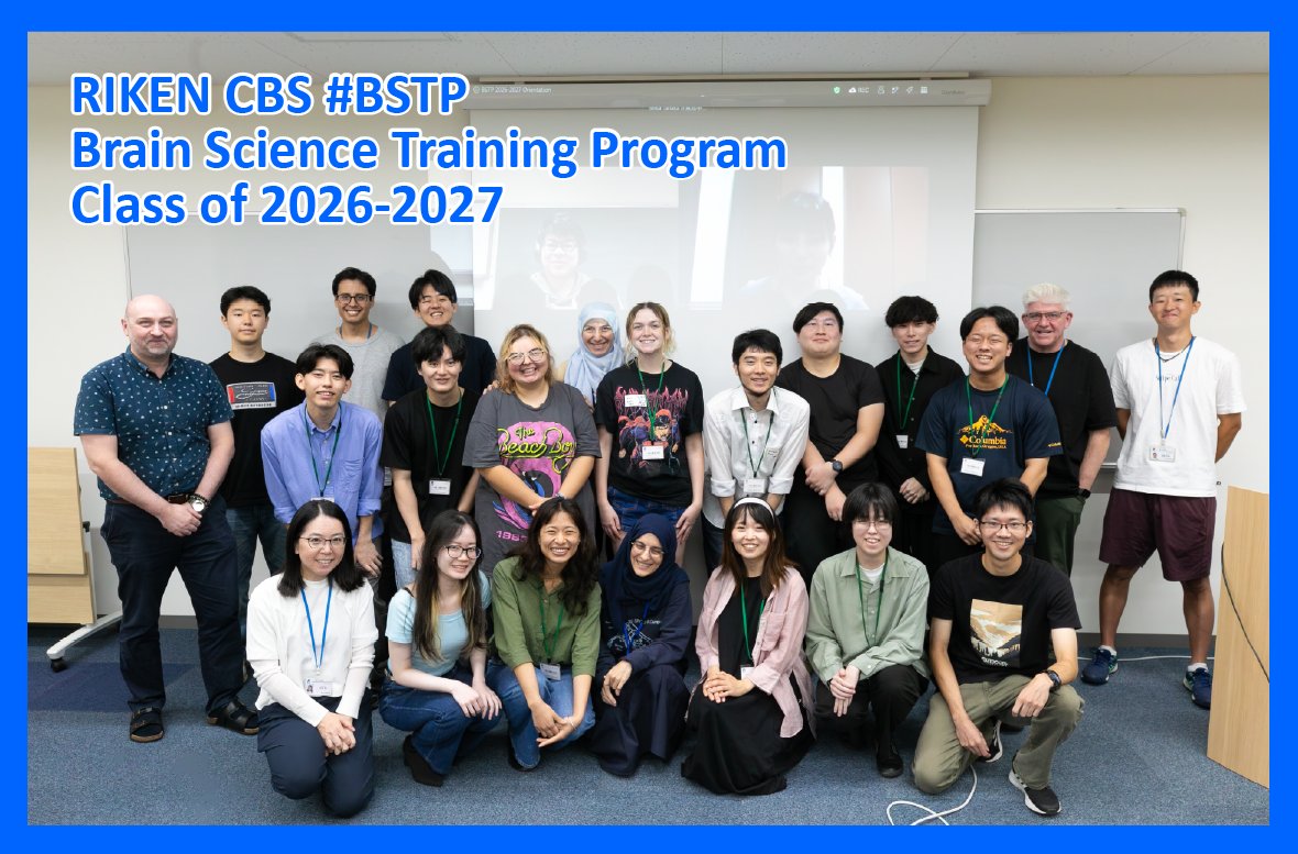 RIKEN_CBS's tweet photo. We’ve just kicked off a new season of #BSTP!
A very warm welcome to the young scientists joining RIKEN CBS with a passion for #neuroscience🧠
Let’s have fun and dive into the fascinating world of neuroscience!
https://t.co/Jf2VKeNOIa https://t.co/tZ6bsSd393