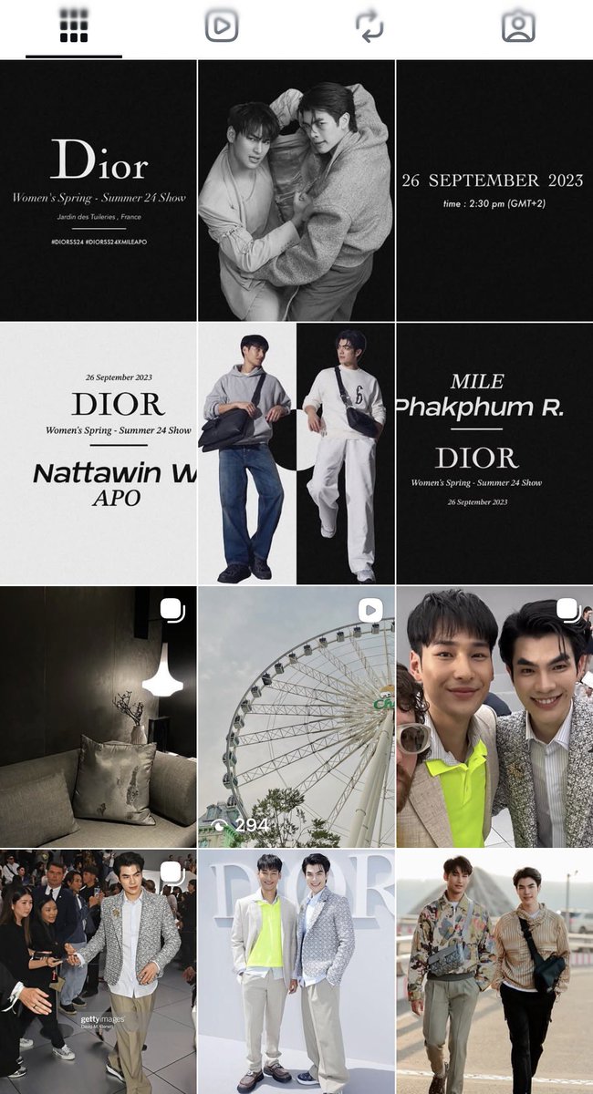BhornrahCnx's tweet photo. หนึ่งในไอจีที่จั๊นไว้ทำยอด EMV , MIV ให้มายอาโปโดยเฉพาะ ทั้งคู่ถีบประตูแฟชั่นวีคให้นสด.ไทยด้วยซ้ำ ฮรือออ ดีใจจริง ๆ ที่เห็นนักแสดงในไทยได้ไปเฉิดฉายกันเยอะขึ้นนะคั้บ 
แต่ BL คู่แรกที่ไป BoF คือมายอาโป ปี 2023 นะค้าบบ https://t.co/hitju0QdG0