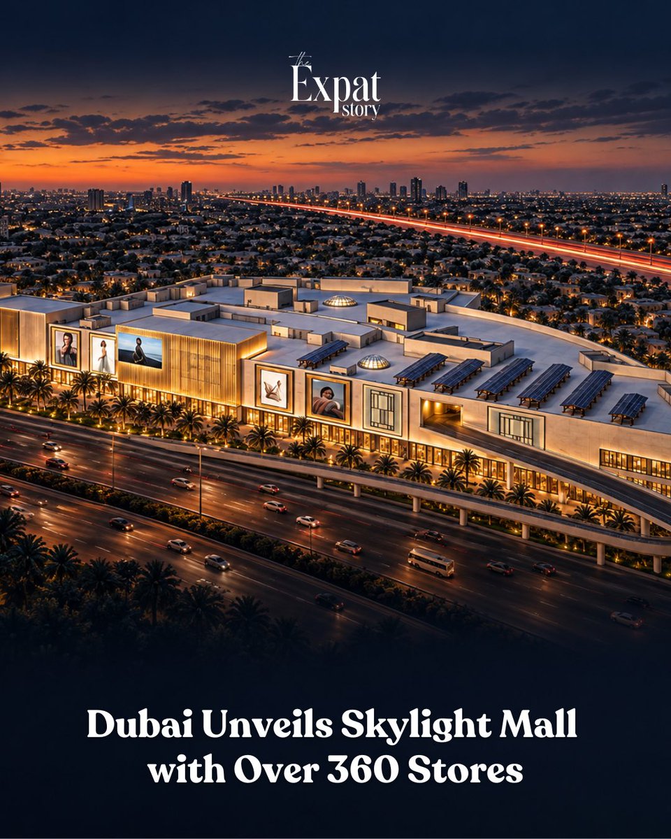 theexpatstory's tweet photo. Dubai’s upcoming Skylight Mall is set to open on Al Khail Road in 2027, bringing more than 360 stores and a new lifestyle destination to the city.

More updates at #TheExpatStory

#Dubai #SkylightMall #AlKhailRoad #DubaiRetail #UAEUpdates https://t.co/6rukKu940G