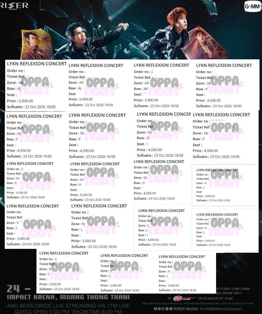 Oppaticket_3's tweet photo. 💖 อ๊ปป้า รับกดบัตรน้า📍 🎟️✨

✅ใช้ยูส / เลขร้าน ในการกด

🤍ค่ากด 300-700 บาท/ใบ
🤍รายละเอียดในฟอร์ม

https://t.co/DanLgxbXuw

รับคิวทาง form วันพุธ (7/10)📍กดส่งเวลา 20.15 น.
❌ส่งก่อนไม่นับ ส่งซ้ำได้
❌ไม่รับแอคหลุม 
❌1คิว จองได้สูงสุด 4ใบ

#JASPERCONCERT #JASPER #GMMTV https://t.co/XaZ1aL4HD7