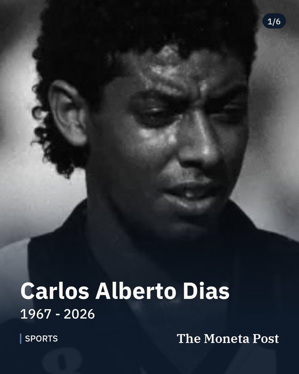 TheMonetaPost's tweet photo. Carlos Alberto Dias, Ex-Player and Coach, Dies at 59

The former Botafogo and Brazil national team player, who was coaching Ypiranga in Pernambuco, died on Monday, according to the club.

#sports #sportsbusiness #carlosalbertodias https://t.co/p0snYoo4dN
