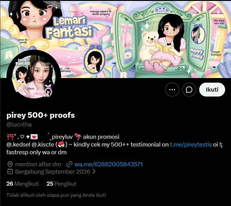 yyyyciul's tweet photo. +62 882-0058-43571
+62882005843571
62882005843571
0882005843571
GOPAY a.n. Farahdila 0882005843571
SHOPEEPAYY a.n @.0pk 0882005843571
@lucnlha

hati hati guys. scam. scammer. nipu. penipu. robux. roblox  #zonauang #zonajajan #wts #wtb https://t.co/ml5xAwqgyM