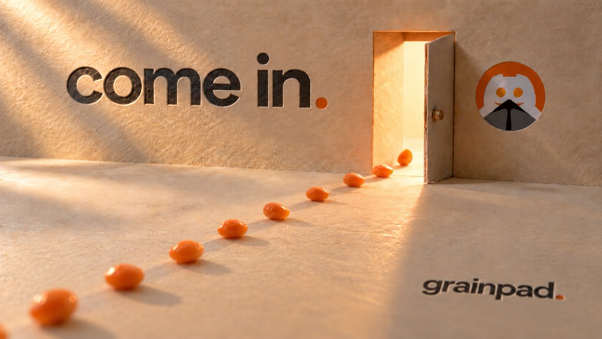 GrainXMR's tweet photo. grainpad has an official discord.

updates, rewards questions, on-chain proof of payouts and burns, and private support tickets.

found a bug? post it in #feedback.

we never DM first or ask for your seed, keys, wallet connection, signature or payment.

https://t.co/jKf0yWahI1 https://t.co/XpCAGSHGHh