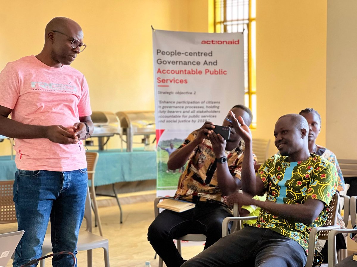 actionaiduganda's tweet photo. On 28–29 August 2026, 30 community accountability actors from Nebbi, Zombo and Pakwach gathered in Nebbi District for a two-day training to strengthen their skills in monitoring public services, documenting evidence and reporting service delivery concerns. https://t.co/NW5VznIbV3