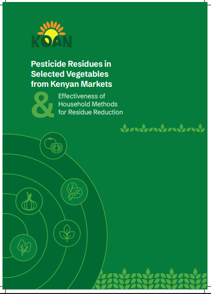 routetofood's tweet photo. What's on your vegetables?

Pesticide residues can reach our plates. 
The report "Pesticide Residues in Selected Vegetables from Kenyan Markets" identifies the problem and offers practical solutions.
How do you prepare yours? Read on
https://t.co/SkFAkzywNP https://t.co/VLzKnHCcir