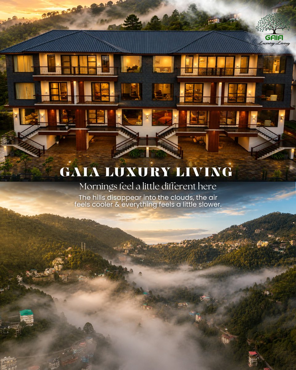 gaialuxury's tweet photo. Maybe you don’t need a vacation. 🌿

Maybe you just need quiet mornings, a cozy room and a place away from the usual rush.

A little escape to breathe, relax and simply be. 🏔️

📞 8837733417

#GaiaLuxuryLiving #HimachalPradesh #MountainLife #LuxuryLiving https://t.co/6LEPgSlAcE