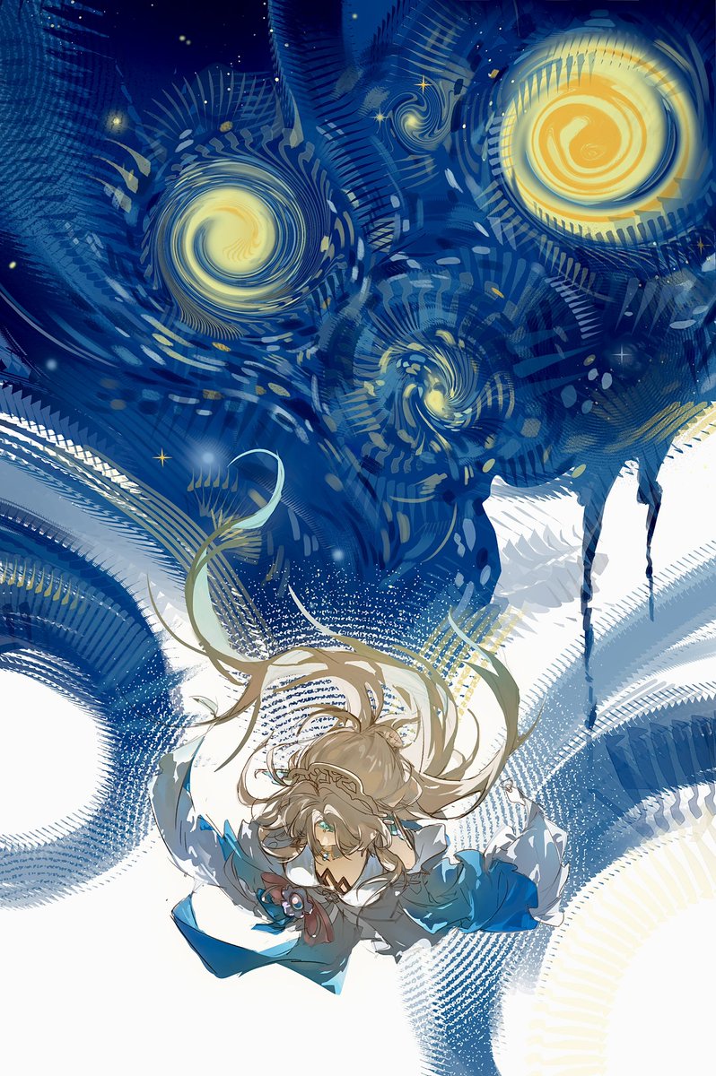general_0_4_1_7's tweet photo. The Starry Night
#Honkaistartrail https://t.co/t3glXOHJ4B