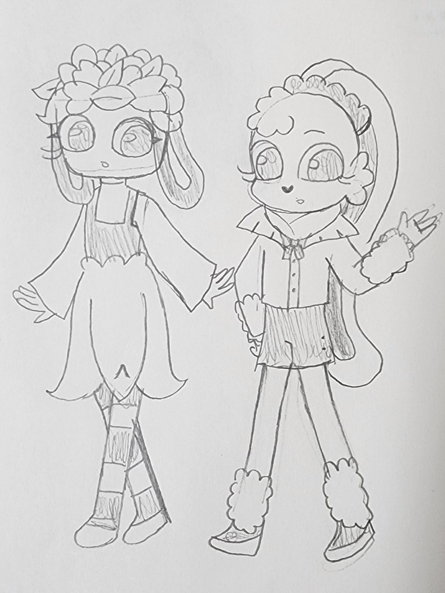 Mejiro_Magmell's tweet photo. #dandysworld #chocobasket doodle https://t.co/3YVx5s0V5X