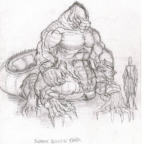 RobinRedFox's tweet photo. Hard to believe tbis sketch is almost 20 years old now. 
#Anthro
#MonsterArt
#TraditionalArt
#FurryArt
#Scalies https://t.co/iWQdqOGDXY