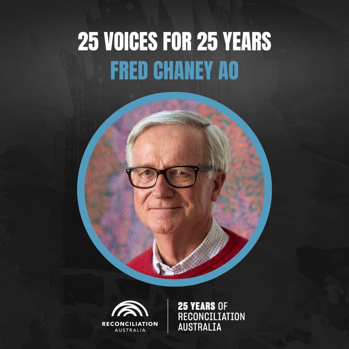 RecAustralia's tweet photo. As we mark 25 years, we're highlighting the work, impact &amp; legacy of #25Voicesfor25Years.

Fred Chaney AO served on @RecAustralia board for 15 years &amp; strongly believes respectful relationships are essential building blocks for advancing reconciliation.

#Reconciliation https://t.co/QPiErxNbvO