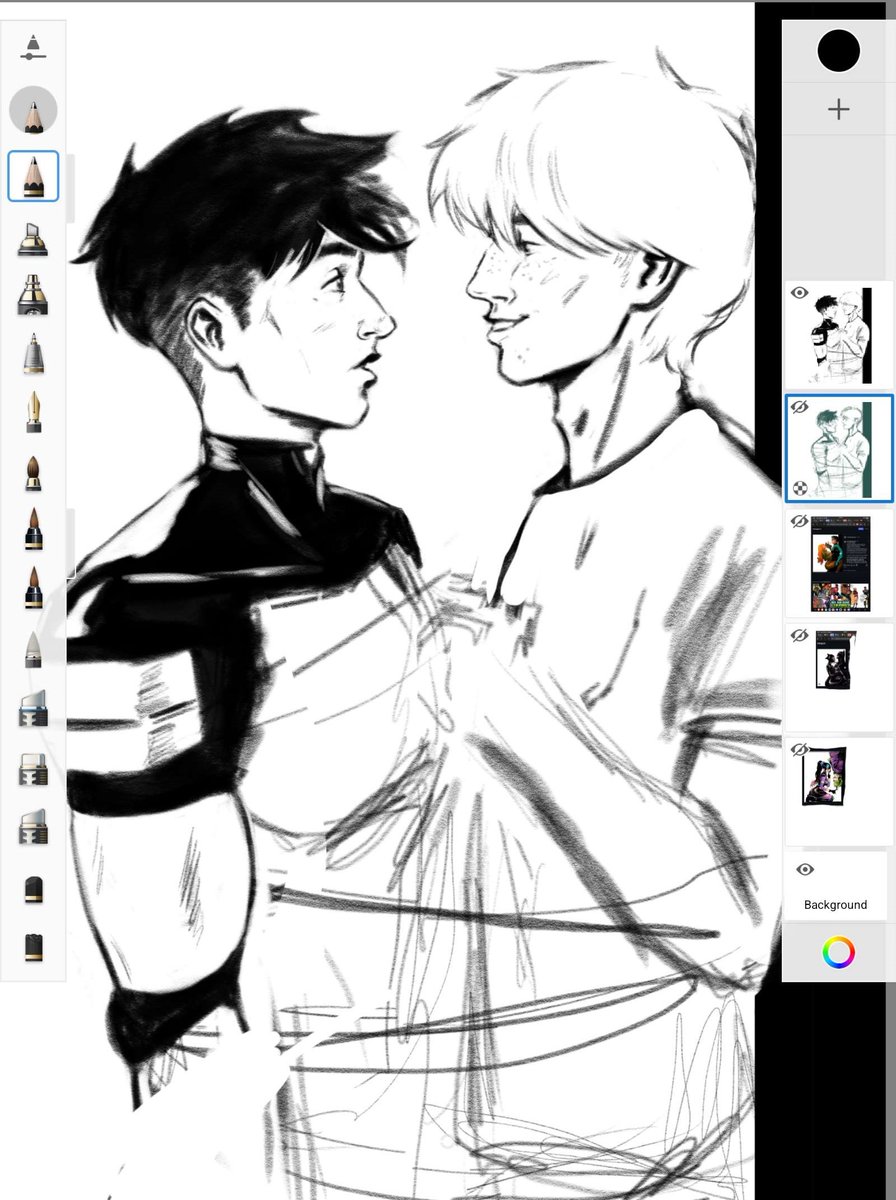 draky__drake's tweet photo. wip in case i won't be able to finish it today,,,

#timdrake #bernarddowd https://t.co/pnXGY9J46d