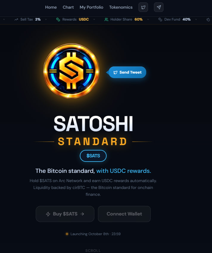 Satoshi_OnArc's tweet photo. Small update on the website, 
post a tweet without any efforts. 

https://t.co/FPvuOuqoA6 on @arc  is coming soon. https://t.co/jiyUn6t92n