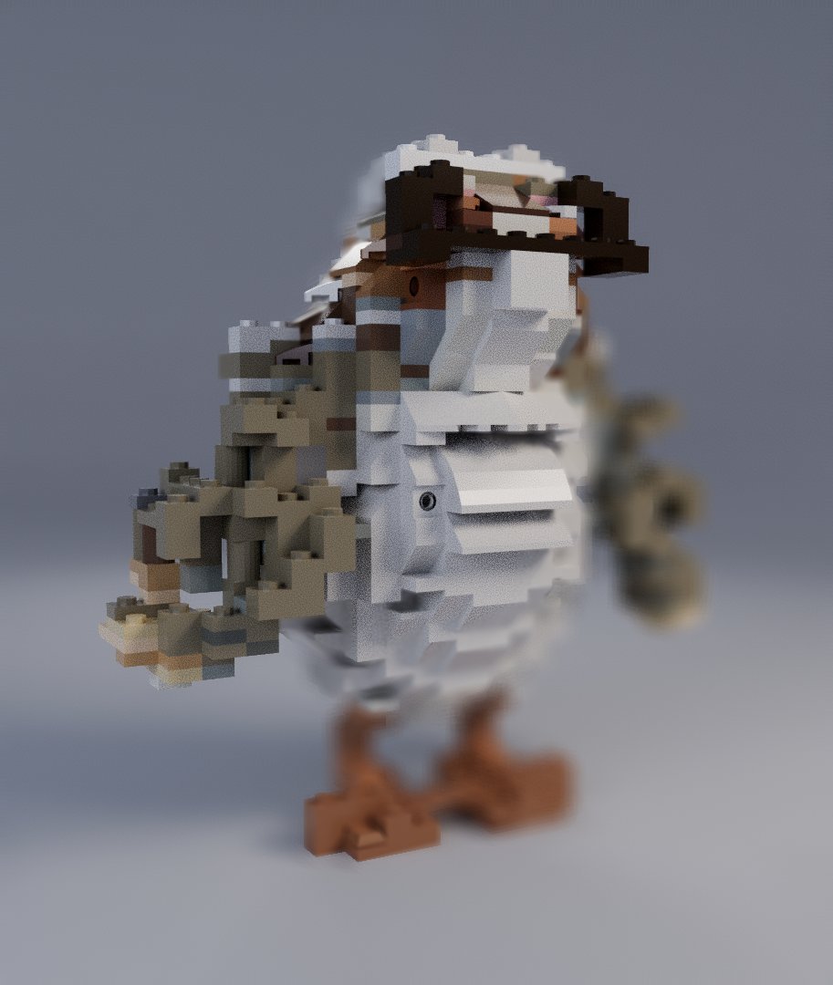 nicoptere's tweet photo. BRICKAGEN 3000 is out!

it lets you convert a 3D model into a - theoretically - builbable @LEGO_Group  set.
capture beauty shots, perform slight edits and export a complete instructions booklet ✨

try it here:
https://t.co/AvANbfVBce
uses @threejs https://t.co/b145sX6Cpb