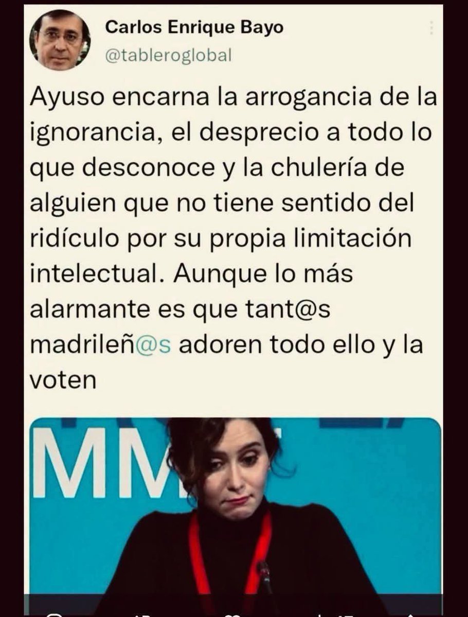 nefeerr's tweet photo. #Ayuso #AyusoAPrisión #AyusoAPrisión7291 https://t.co/Ozir0mZe2J