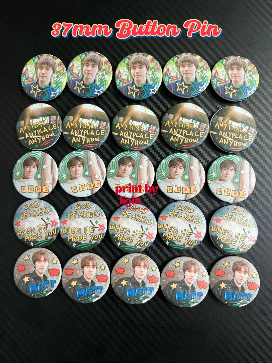 printbylight's tweet photo. 37mm Button Pin ✨
Printing services open! ♡
We accept rush & bulk orders!
Message us for inquiries.
#printbylight #printingservices https://t.co/GCEyPtAQox