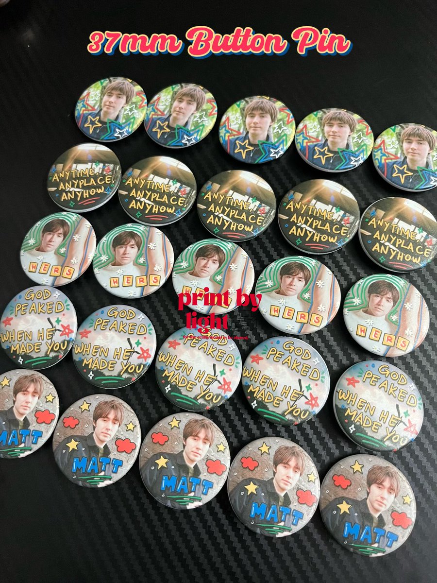 printbylight's tweet photo. 37mm Button Pin ✨
Printing services open! ♡
We accept rush & bulk orders!
Message us for inquiries.
#printbylight #printingservices https://t.co/GCEyPtAQox