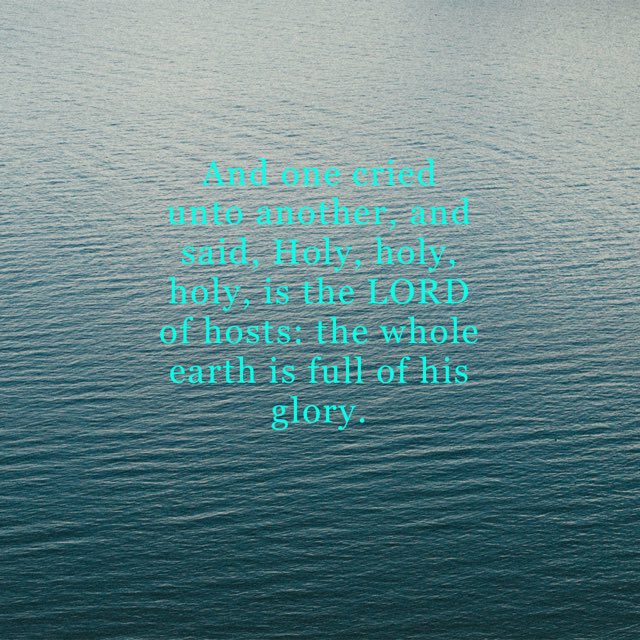 PaulaLNichols's tweet photo. “And one cried unto another, and said, Holy, holy, holy, is the LORD of hosts: the whole earth is full of his glory.”
Isaiah 6:3 KJV
https://t.co/Dwq7IsggzG https://t.co/CjObF8YROH