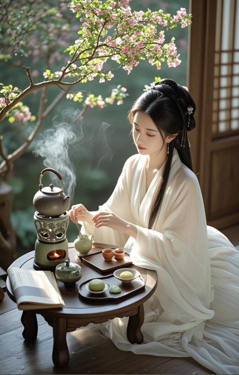 anhquah's tweet photo. [Charming tea house here, classic rhyme lingers in the air, customers gather to enjoy every cozy moment~] https://t.co/vABn0NoFVQ