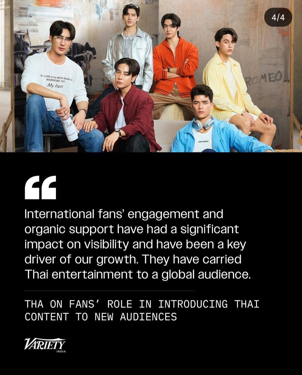 JGsupportIndia's tweet photo. #GMMTV @GMMTV 
In an interview, P’Tha mentioned that India consistently ranks among their top five markets.

I’ve been following GMMTV since 2016 & the BL/GL fanbase in India has grown significantly over the years.
 However, it is disappointing that some artists from the company still end up making jokes about our culture.

The company should provide proper media training and educate artists about cultural sensitivity. 

Jokes involving another country’s culture, traditions  or sentimental values should not be treated casually, whether it is India or any other country.

We support and follow your artists, but that does not mean we have to accept every kind of inappropriate or insensitive joke.

Cultural differences should be respected, not turned into entertainment.