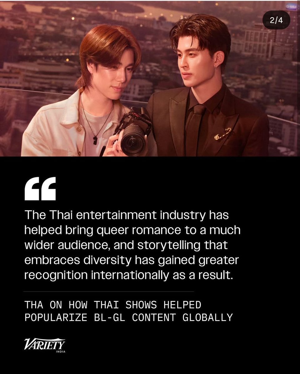 JGsupportIndia's tweet photo. #GMMTV @GMMTV 
In an interview, P’Tha mentioned that India consistently ranks among their top five markets.

I’ve been following GMMTV since 2016 & the BL/GL fanbase in India has grown significantly over the years.
 However, it is disappointing that some artists from the company still end up making jokes about our culture.

The company should provide proper media training and educate artists about cultural sensitivity. 

Jokes involving another country’s culture, traditions  or sentimental values should not be treated casually, whether it is India or any other country.

We support and follow your artists, but that does not mean we have to accept every kind of inappropriate or insensitive joke.

Cultural differences should be respected, not turned into entertainment.