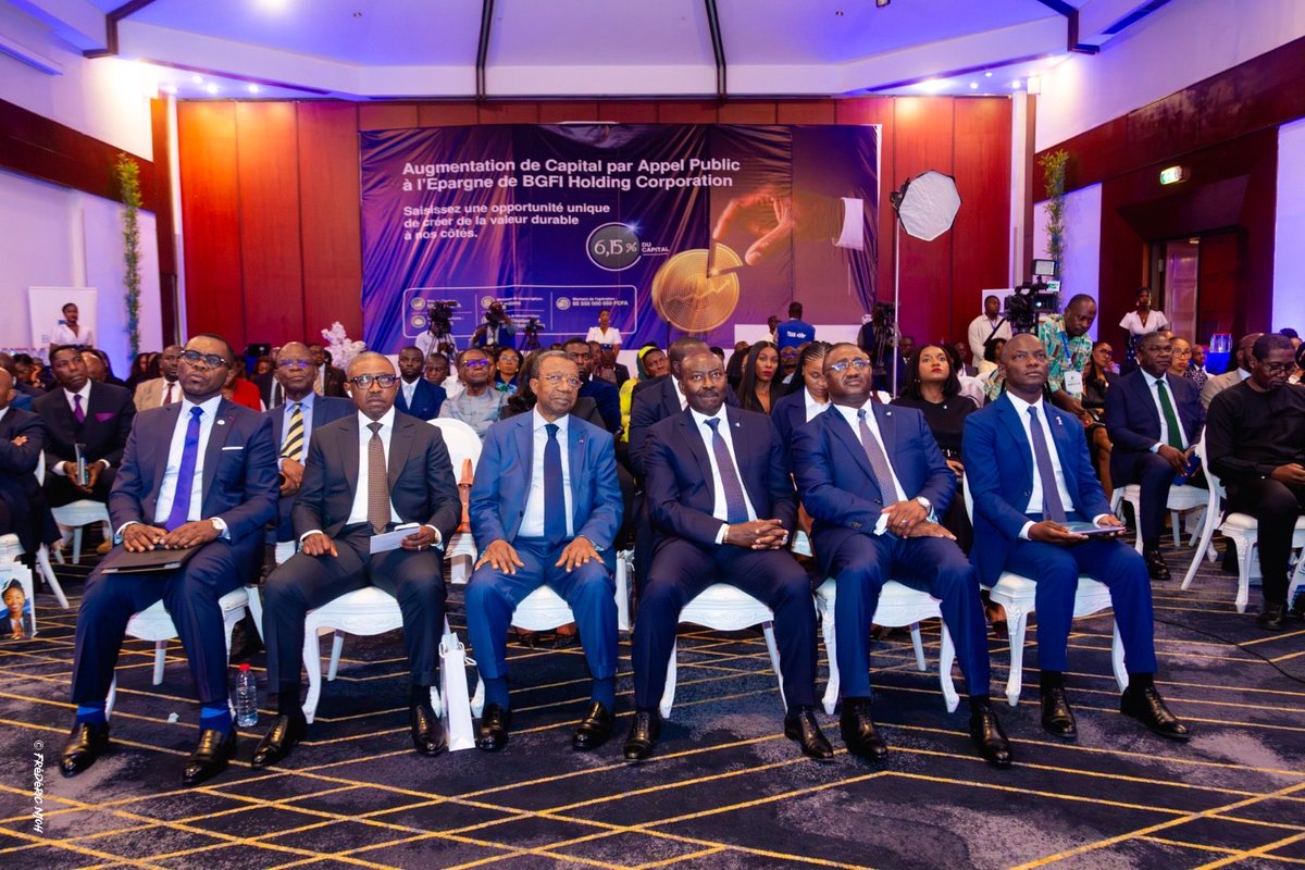BGFIBOURSE2024's tweet photo. Investor Meeting

Le top départ a été donné hier à Yaoundé, au Hilton Hôtel, par M. Henri-Claude OYIMA, President Directeur Général du Groupe BGFIBank.

Une participation massive et des échanges des plus enrichissants, qui montrent à suffisance l'intérêt que portent les investisseurs au Groupe BGFIBank, et la forte attractivité de l'institution qui a notamment fait part d'un ambitieux plan de conquête de nouveaux territoires.

Retour en images.