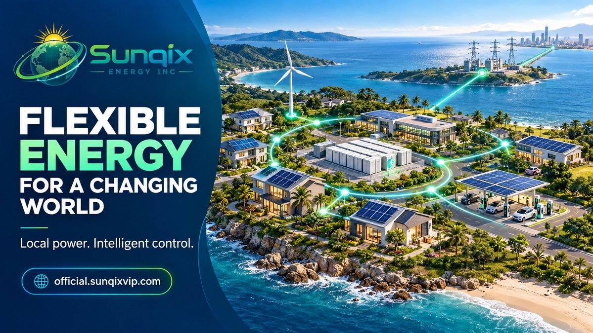 hayatsalih4's tweet photo. ⚡ Flexible Energy for a Changing World
Microgrids connect local solar generation, battery storage, and intelligent controls—helping communities manage energy more efficiently and reliably.
Local power. Intelligent control. 🌍
#SUNQIX #Microgrid #CleanEnergy #SolarEnergy https://t.co/j9wLM4ZLfD