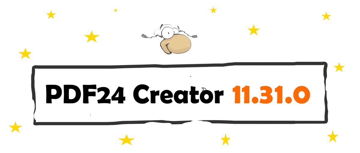 PDF24's tweet photo. PDF24 Creator 11.31.0 has been released. The new version brings new features, improvements and fixes bugs. https://t.co/tzhJw9gFN1 https://t.co/cHIp9bj60I