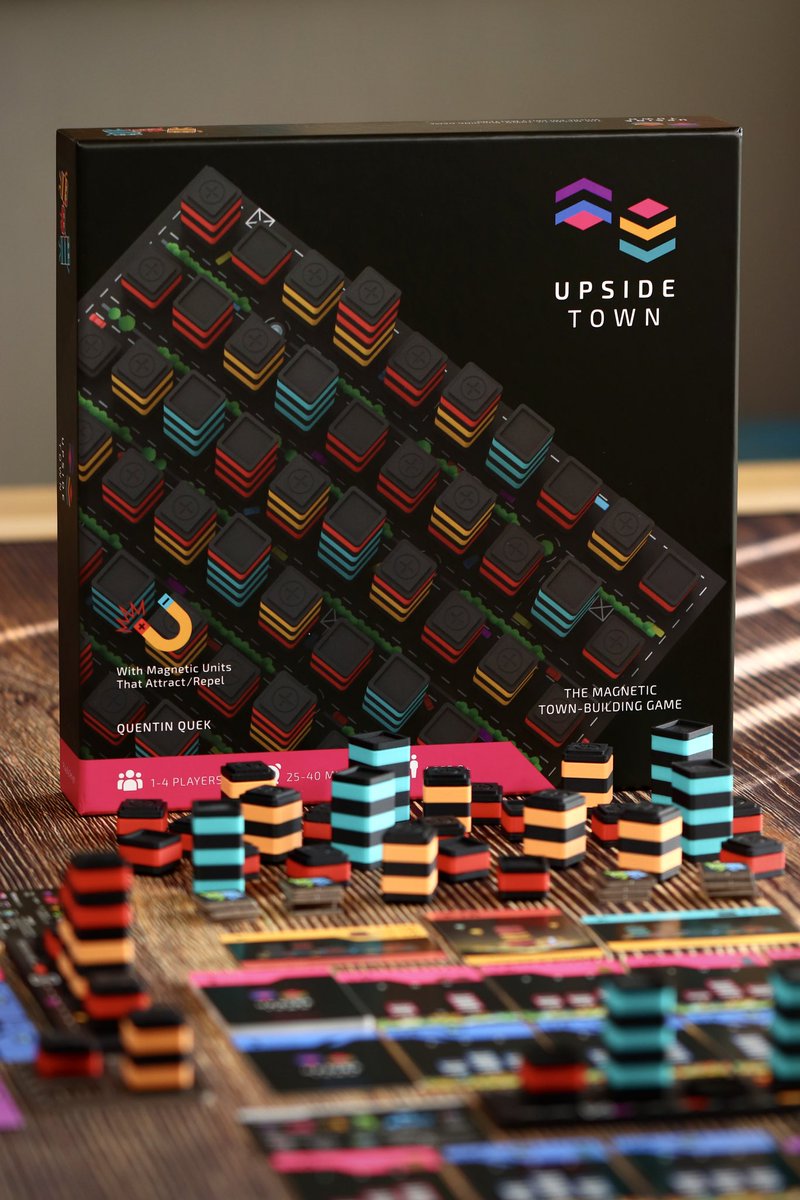 tabletoppings's tweet photo. 🏗️ Our latest pre-Spiel ’26 game is Upside Town, where building a town gets trickier once magnets are involved.

📝 Here’s our review: https://t.co/27YkmVrWil

#boardgames #spiel26 https://t.co/ZeLxzdFxoe