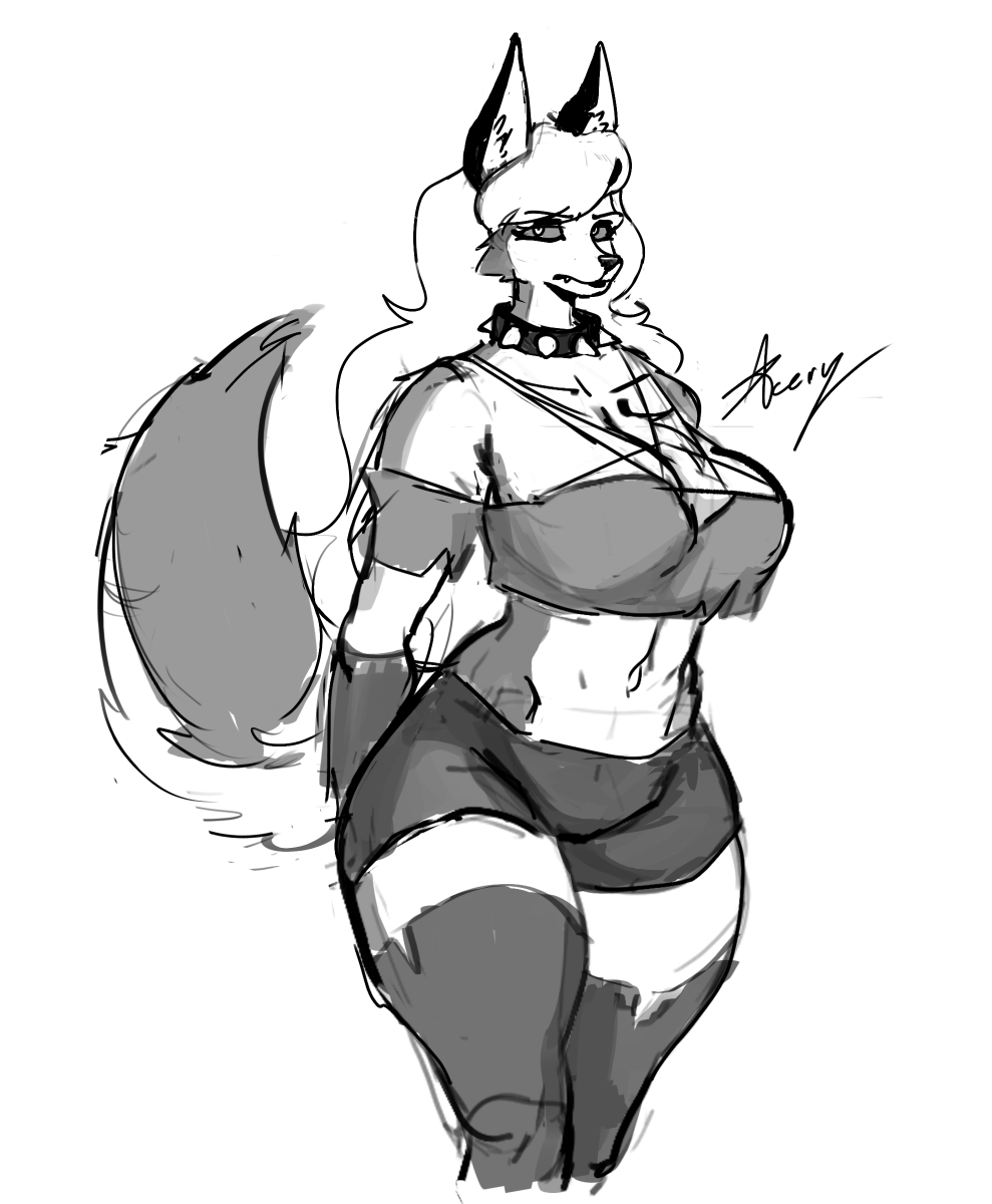 Accerryy's tweet photo. Heres a quick Loona sketch

#art #helluvaboss #furry https://t.co/2p263ie3jM