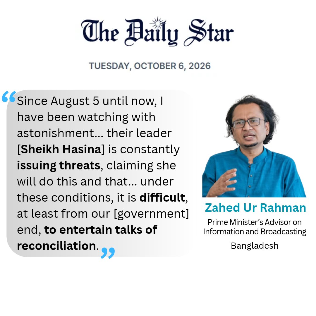 TheSurvivalixt's tweet photo. Zahed ur Rehman further noted that merely acknowledging an offence does not mean criminal liability expires, stressing that criminal offences must be brought to trial.
https://t.co/H84k44xAtW https://t.co/7QX7Jub8R5