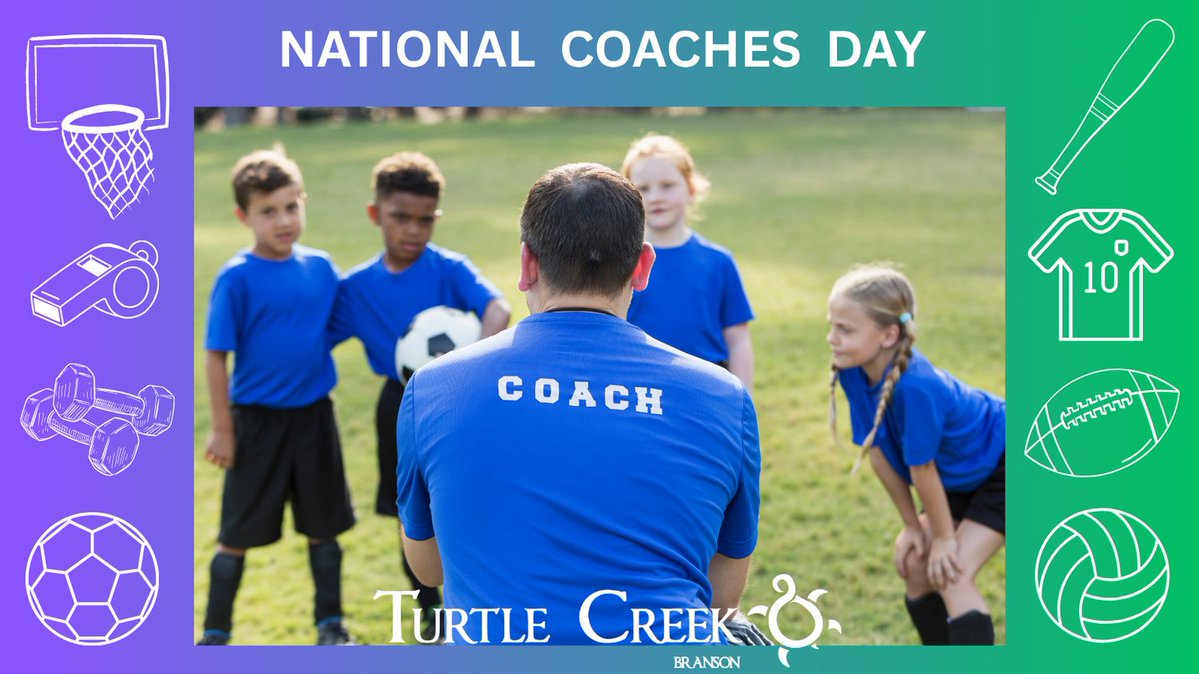 Turtleup's tweet photo. Happy National Coaches Day to all the coaches who do so much for our favorite teams!!
#NationalCoachesDay #CoachesDay #BransonMO #TurtleCreekApartments #TurtleCreekBranson #TableRockLake #HeartOfTheOzarks #OzarksArea https://t.co/Bdh3ZtFlsd