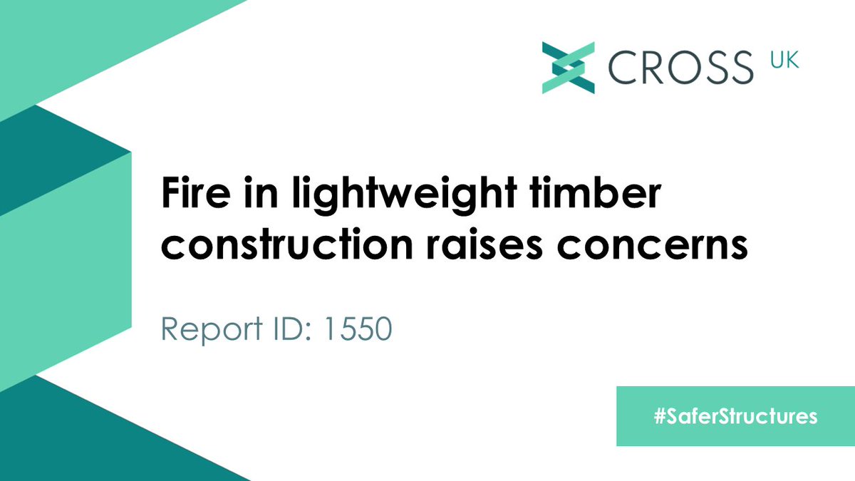 cross_safety's tweet photo. A fire in a modern residential dwelling demonstrated rapid fire development, failure of a protected stair enclosure, and significant structural degradation within a short time. A reporter raises concerns about lightweight timber construction.
Read more: https://t.co/noId0SUyYz https://t.co/gaYTN5V9uW